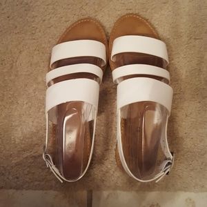 White Charolette Russe Samdals